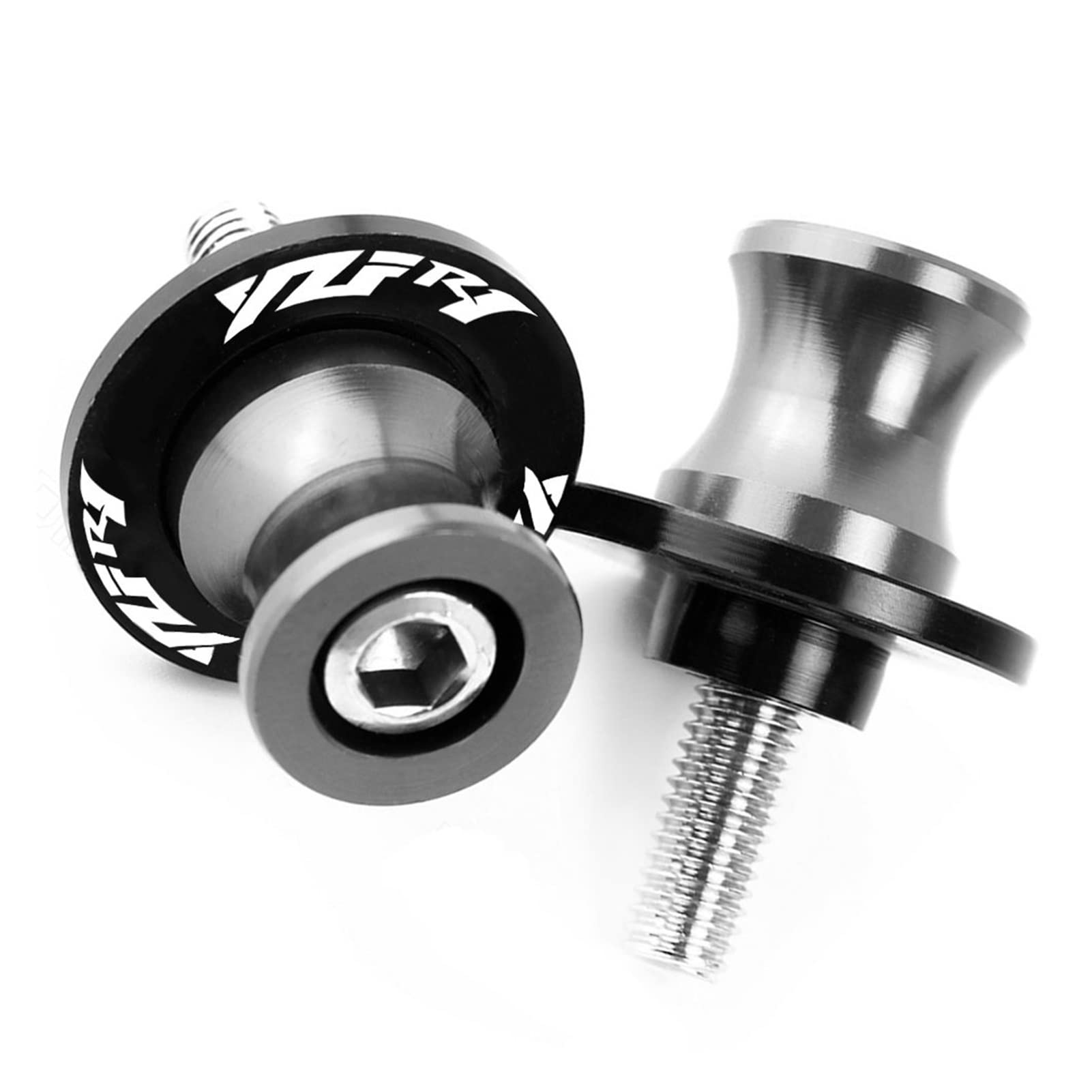 Sliders bras oscillant 6mm CNC en alu dur pour Yamaha R1 de course