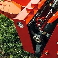 Vista 9 de Titan Attachments USA Made Orange Extreme Stump Bucket, Skid Steer Tree Spade Stump Remover Digger, Serrated Leading Edge, Replaceable Teeth, Quick