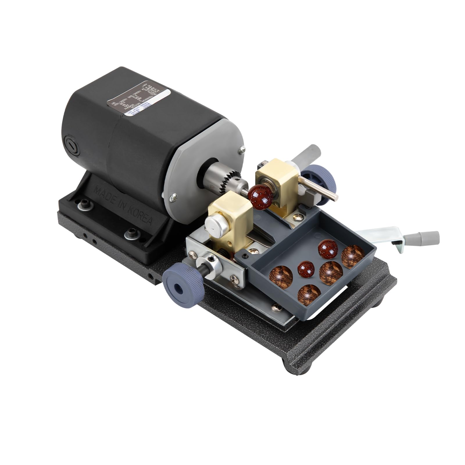 Taladro de perlas para joyas, 480 W, con pedal y caja de herramientas, 500 – 15000 rpm, juego de taladros DIY