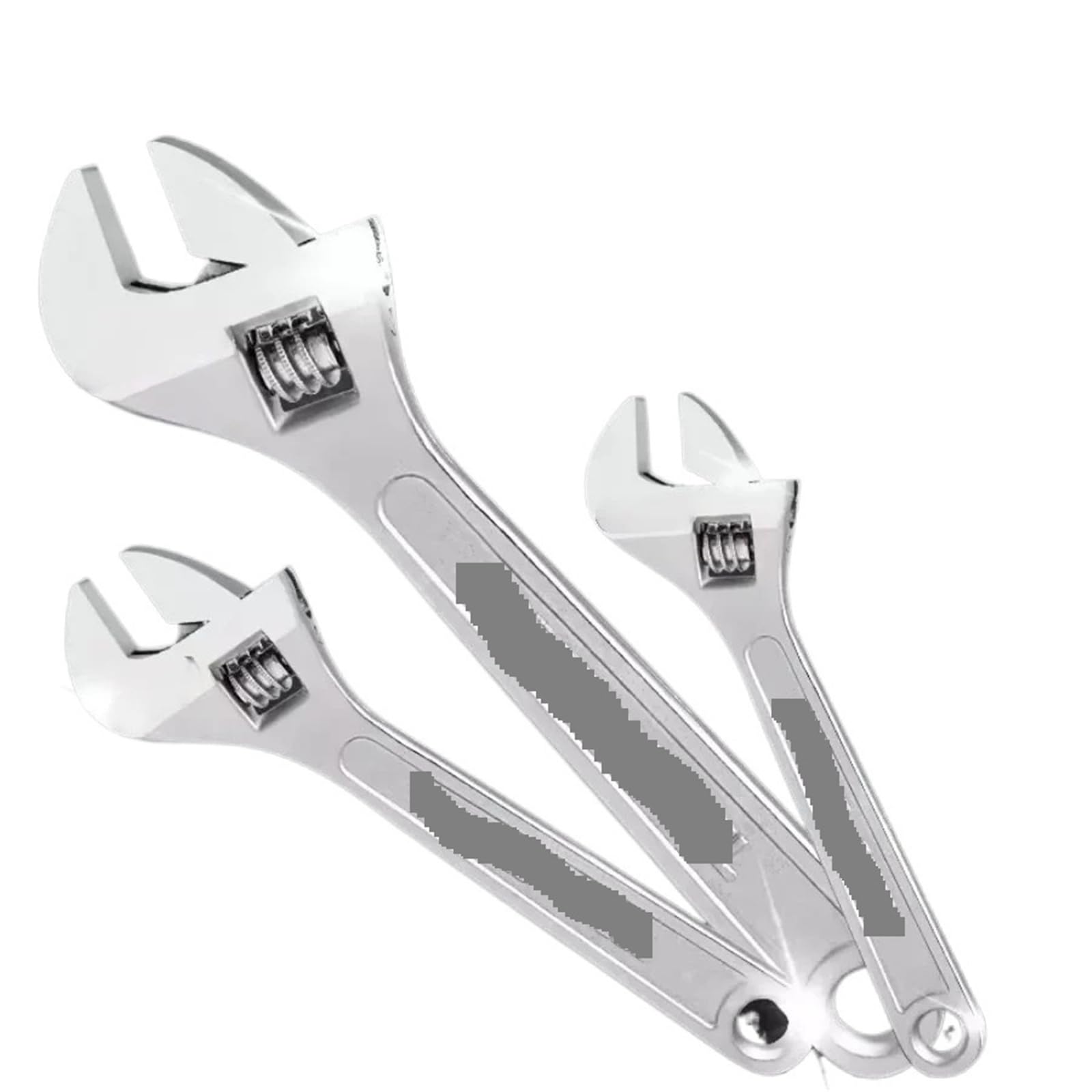 Rrypbovg 6Inch Adjustable Wrench Adjustable Wrench Large Openin Long Handle Universal Spanner Clamp Mechanical Hand Repair Tools(6Inch)