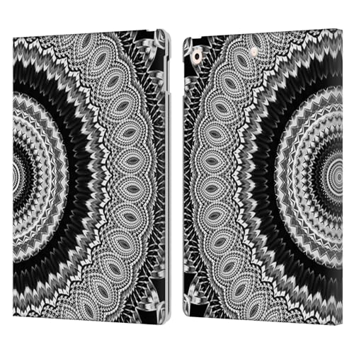 Housse iPad 10.2 mandala plumes Haroulita pour vos trajets