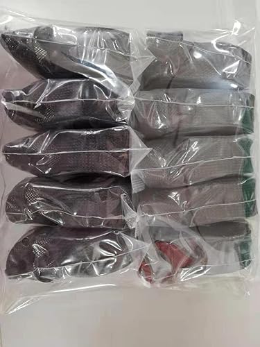 Miniatura 10 de Caña de pescar calcetín de malla cubierta de caña de malla trenzada protector de caña de caña de pescar, herramientas de pesca para mosca,