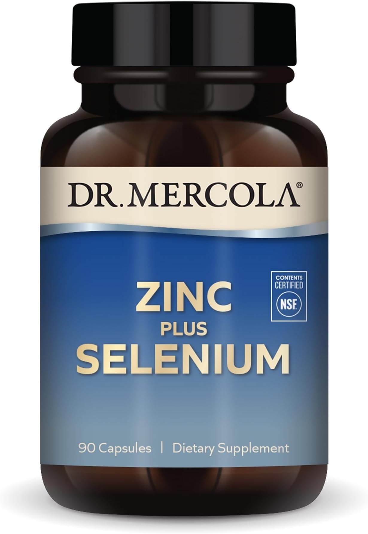 Dr Mercola Zinc Plus Selenium | 90 Capsules