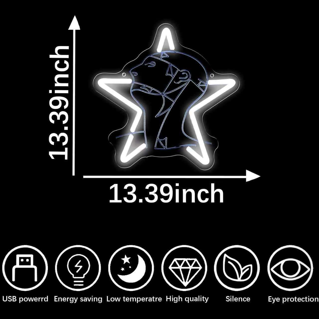 Sisters Neon of mercy Sign Rock Music Neon Sign for Wall Decor, Dimmable LED Light for Bedroom Bar Music Studio Party Club Rock Bands Decoration Fans Gifts,USB Power