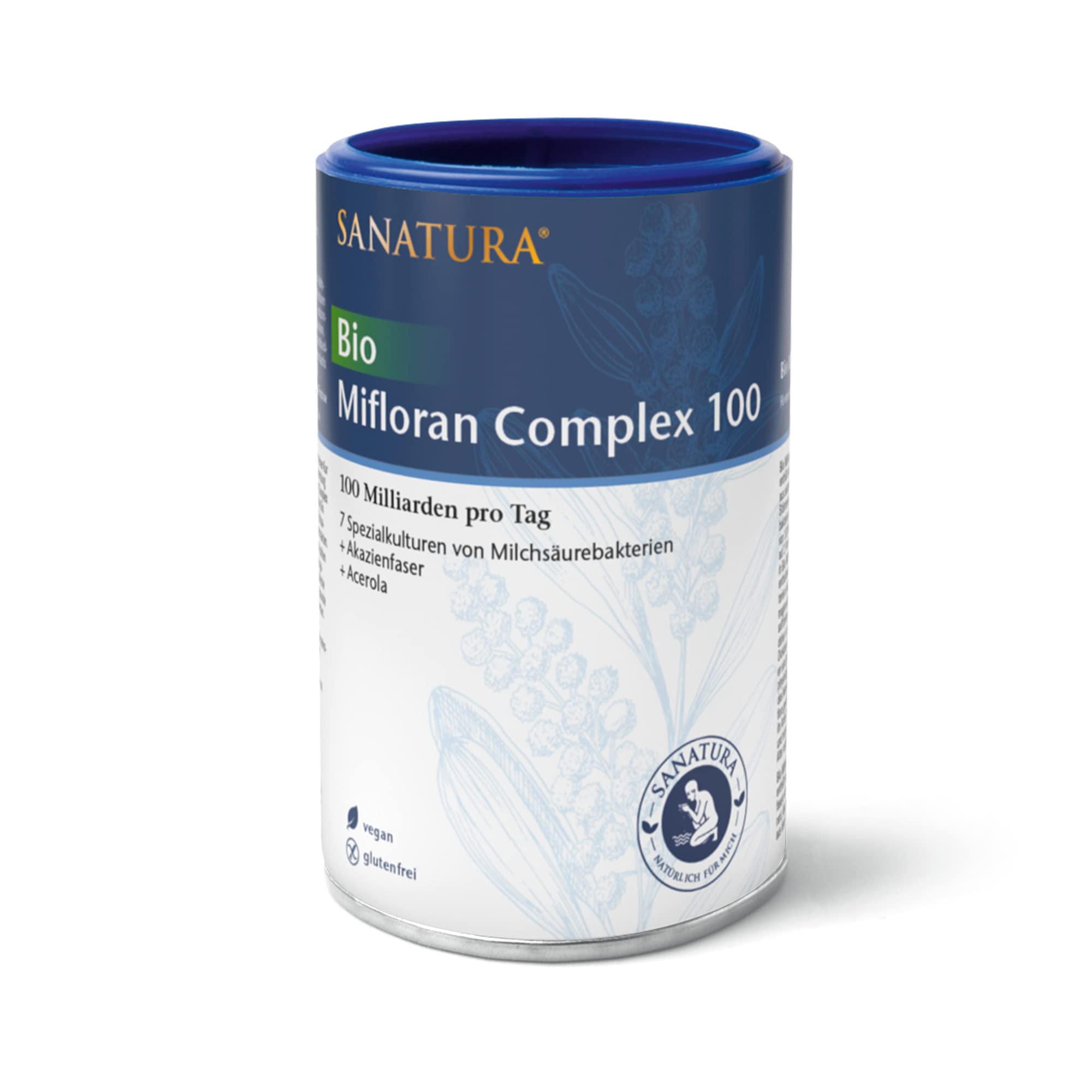 Sanatura Bio Wohlfühl-Kur - 30 Tage für ein gutes Bauchgefühl - Kur u.a. mit Milchsäurebakterien, Akazienfaser, Flohsamenschalen, Acerola, Pflanzenextrakten