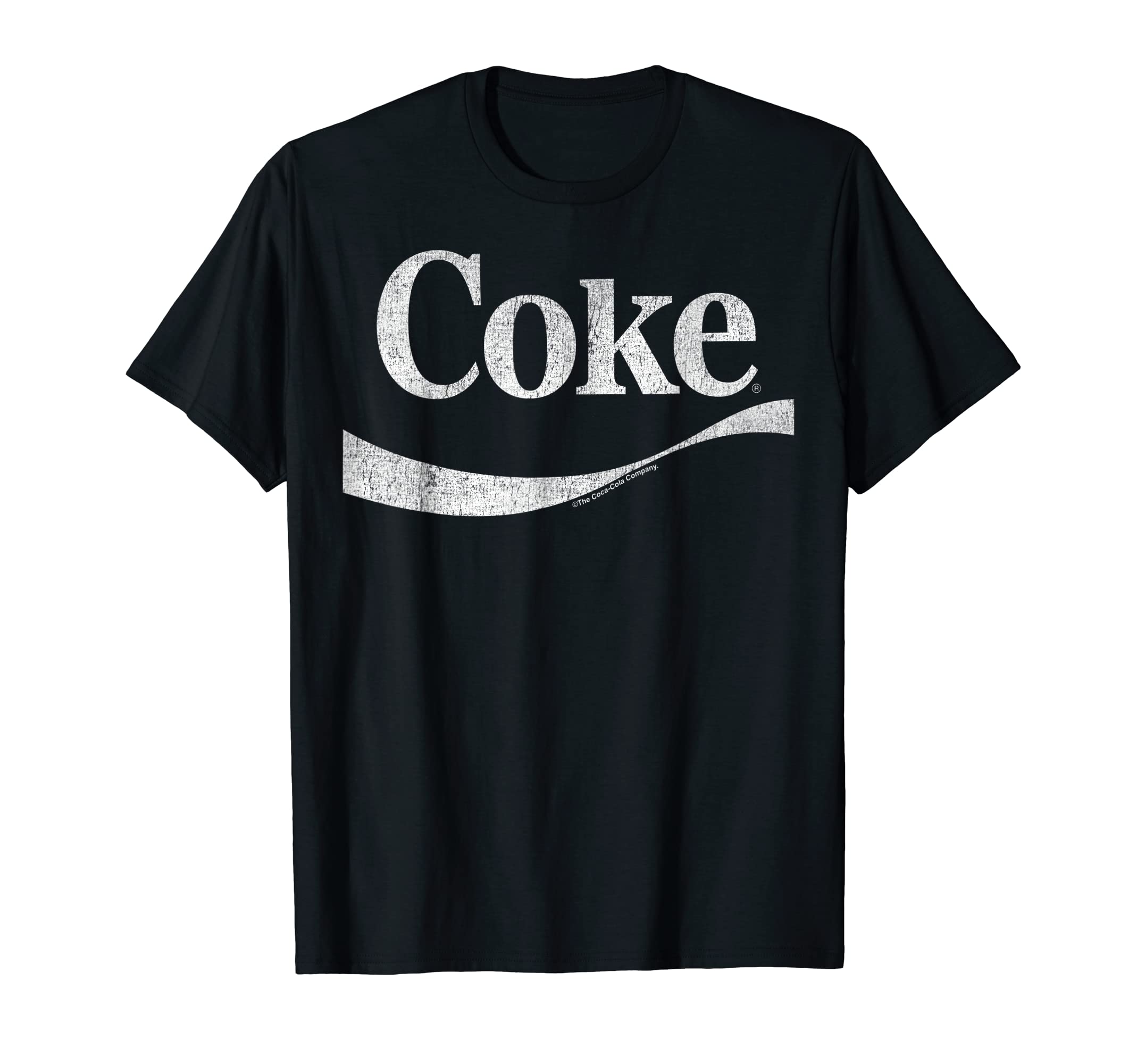 Coca-ColaDistressed Original Logo T-ShirtOEKO-TEX STANDARD 100