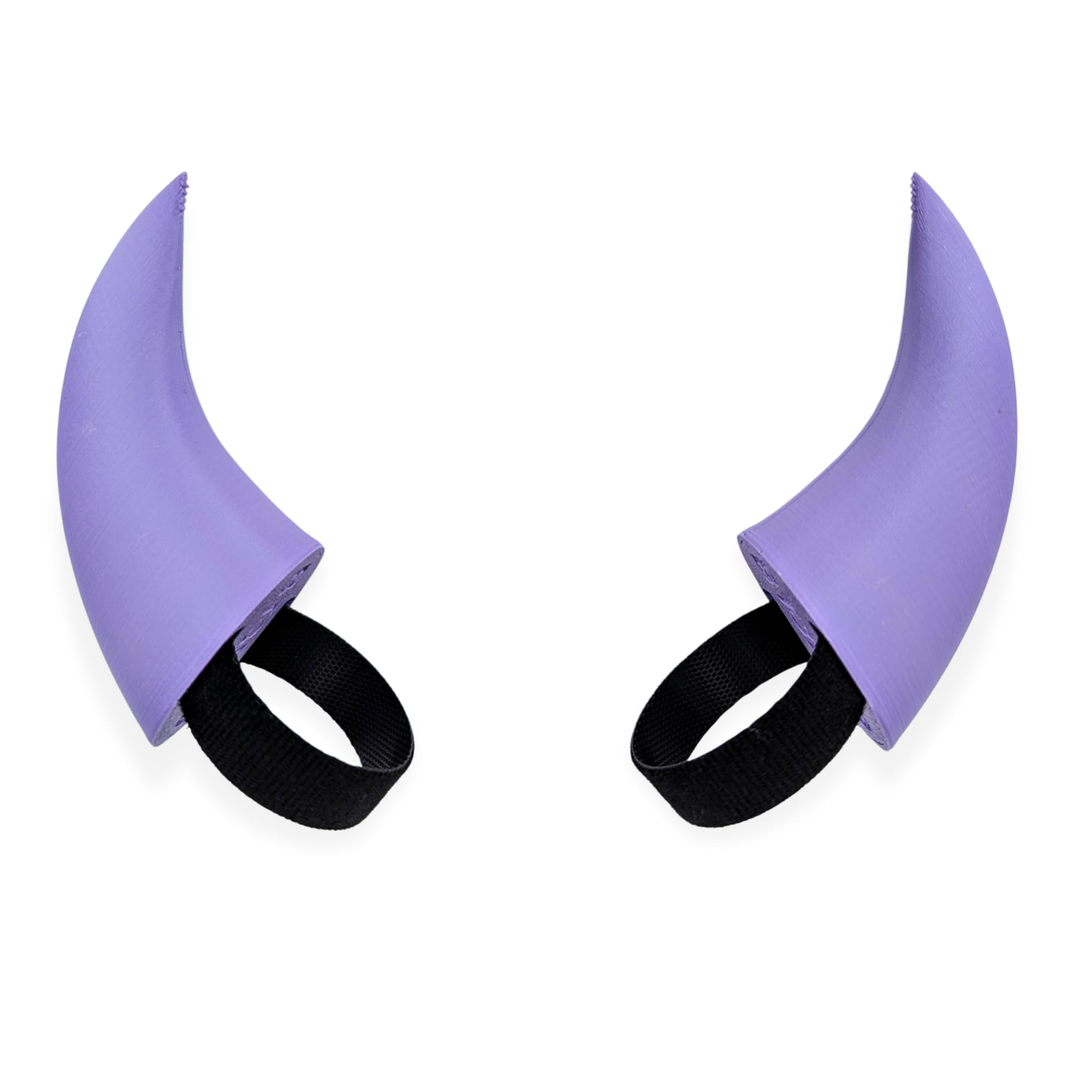 BeamTeam3D Demon Horns for Headphones - Small Devil Headphone Attachment in Various Colors with Self Fastener - Cosplay Devil Ears for Gamers and