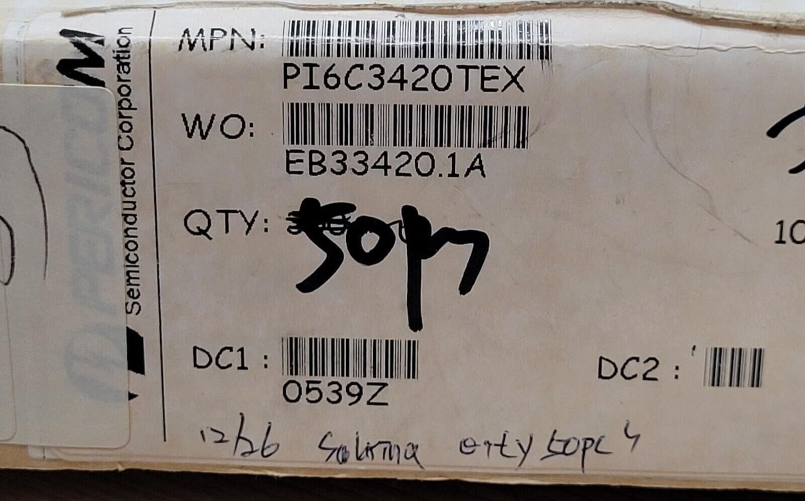 (1 PC) PI6C3420TEX PERICOM