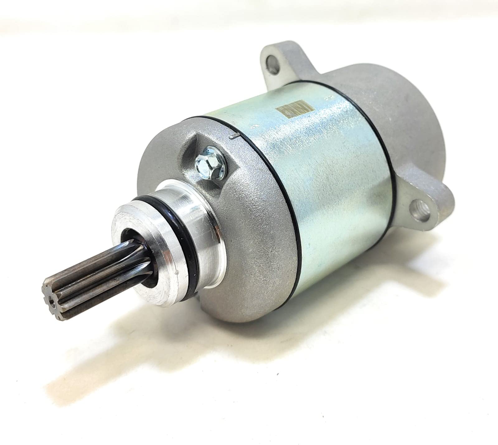 DesiKartz® Self Starter Motor Assembly Compatible for Indian Motorcycles BS4 (Glamour)-picture-10