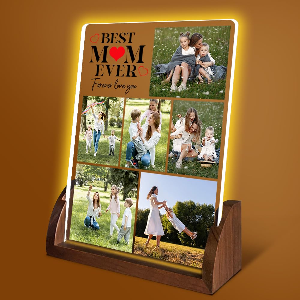 Harindiver Personalized Night Light Gifts for Mom,Mothers Day Gifts from Daughter Son,Mom Birthday Gifts,Mom Gifts on Valentine's Day Christmas,Unique Night Lamp Present(Style 19) — image 1