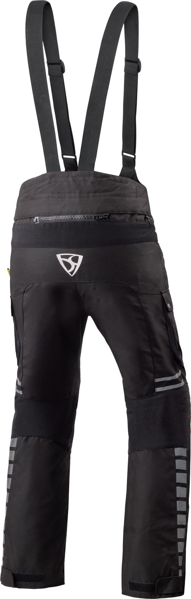 Viaggiare wodoodporne motocyklowe spodnie tekstylne, czarny, 3XL