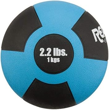 Rubber Medicine Ball - 2.2 lb. - Light Blue