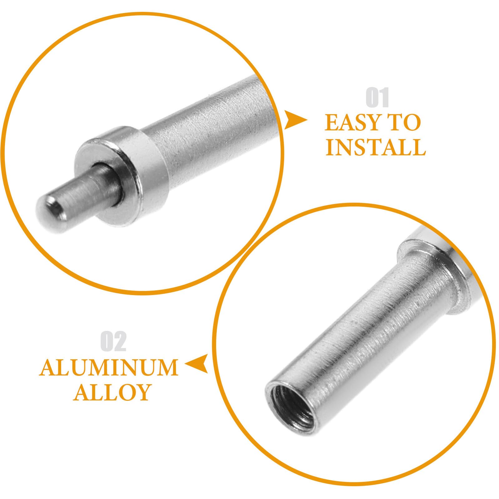 VALICLUD Pasadores de Resorte para Tapa de Tanque de Combustible de Motocicleta, 10 Piezas, Aleación Cnc Resistente, Pasador Guía de Montaje de 6 Mm, Kit de Reparación para Sistema