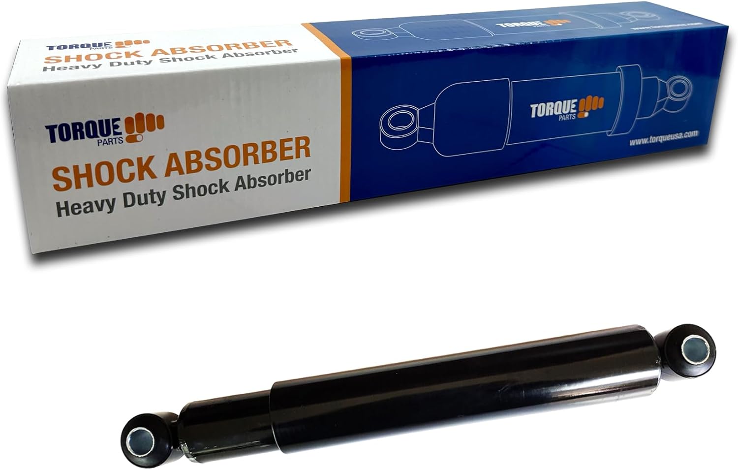 TORQUE 2 PCS Heavy Duty Shock Absorber for Ford B-700, B-800, F-700, F-800, F-53 Motorhome, FT900 (94–98), Mack CH, CL, CX, Cascade, East MFG, SAF Holland, Hendrickson Replaces Gabriel 83125