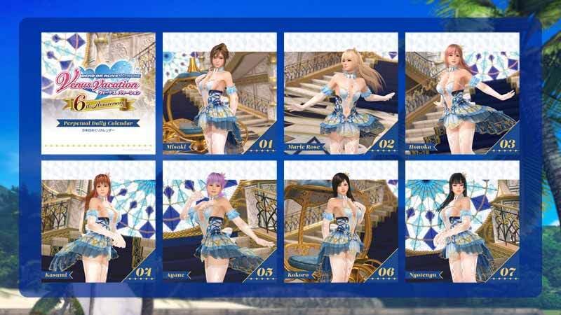 新品 dead or alive doa 万年日めくりカレンダー venus dead or alive doa 万年日めくりカレンダー venus