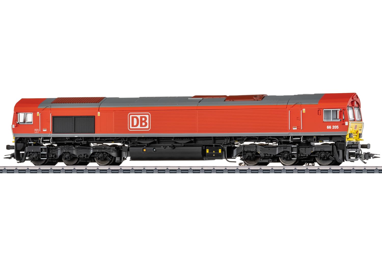 Märklin H0 39076 lokomotywa spalinowa Class 66 – mfx+ cyfrowy dekoder, dźwięk, dym, oświetlenie LED, napęd o wysokiej wydajności, epoka VI, szczegółowy, 24,7 cm