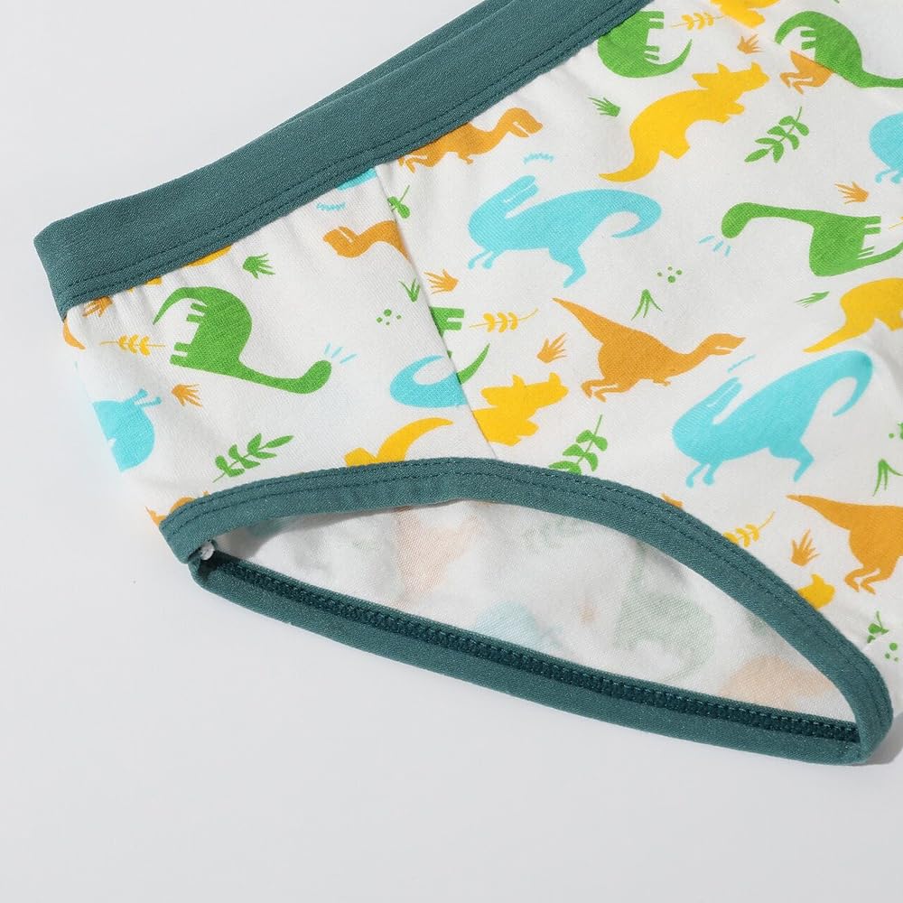 FedMois Pack de 8 Calzoncillos Slip para niño de Algodón 3-11 años