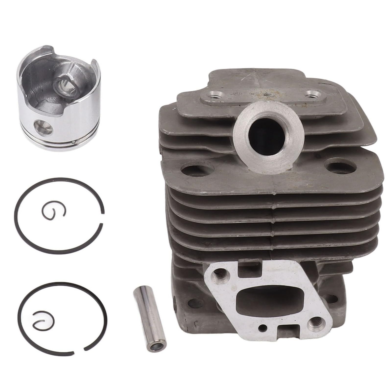 TOPINCN Cylinder Piston Assembly Kit 38mm Aluminum Alloy Electric Chainsaw Cylinder Piston Replace Part for SRM 350ES SRM 3605 RM 350