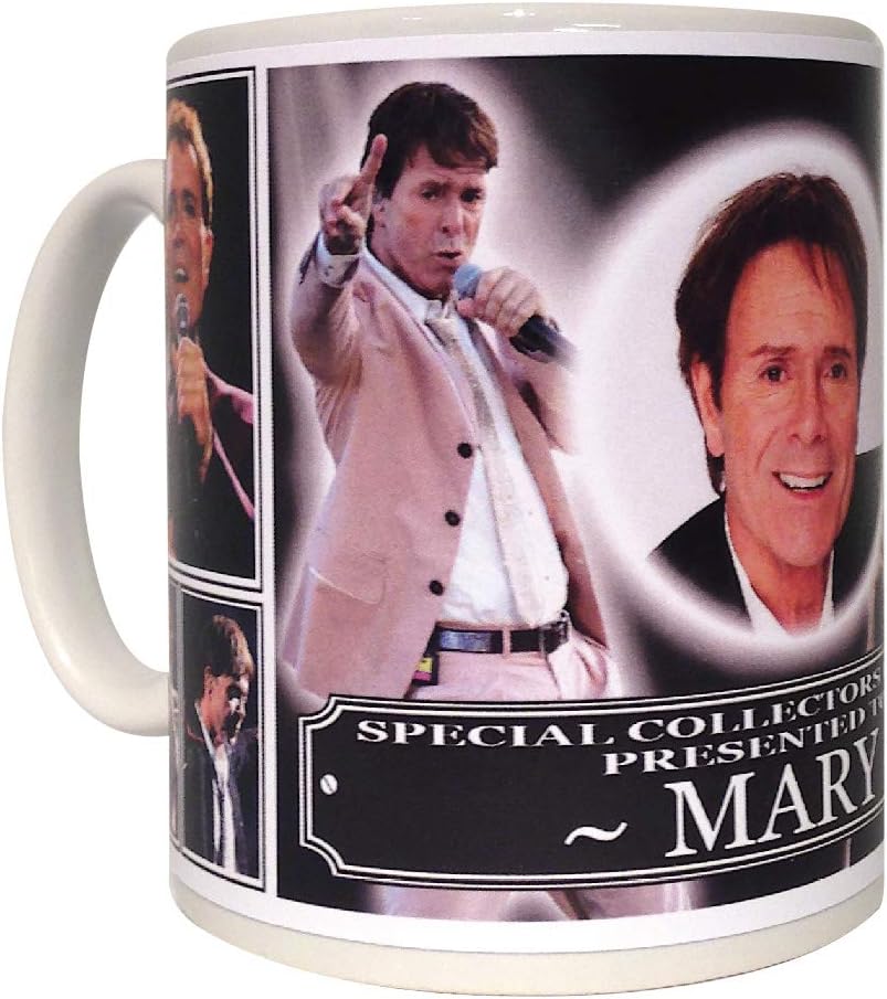 Cliff Richard Personalised Icon Ceramic Mug Gift