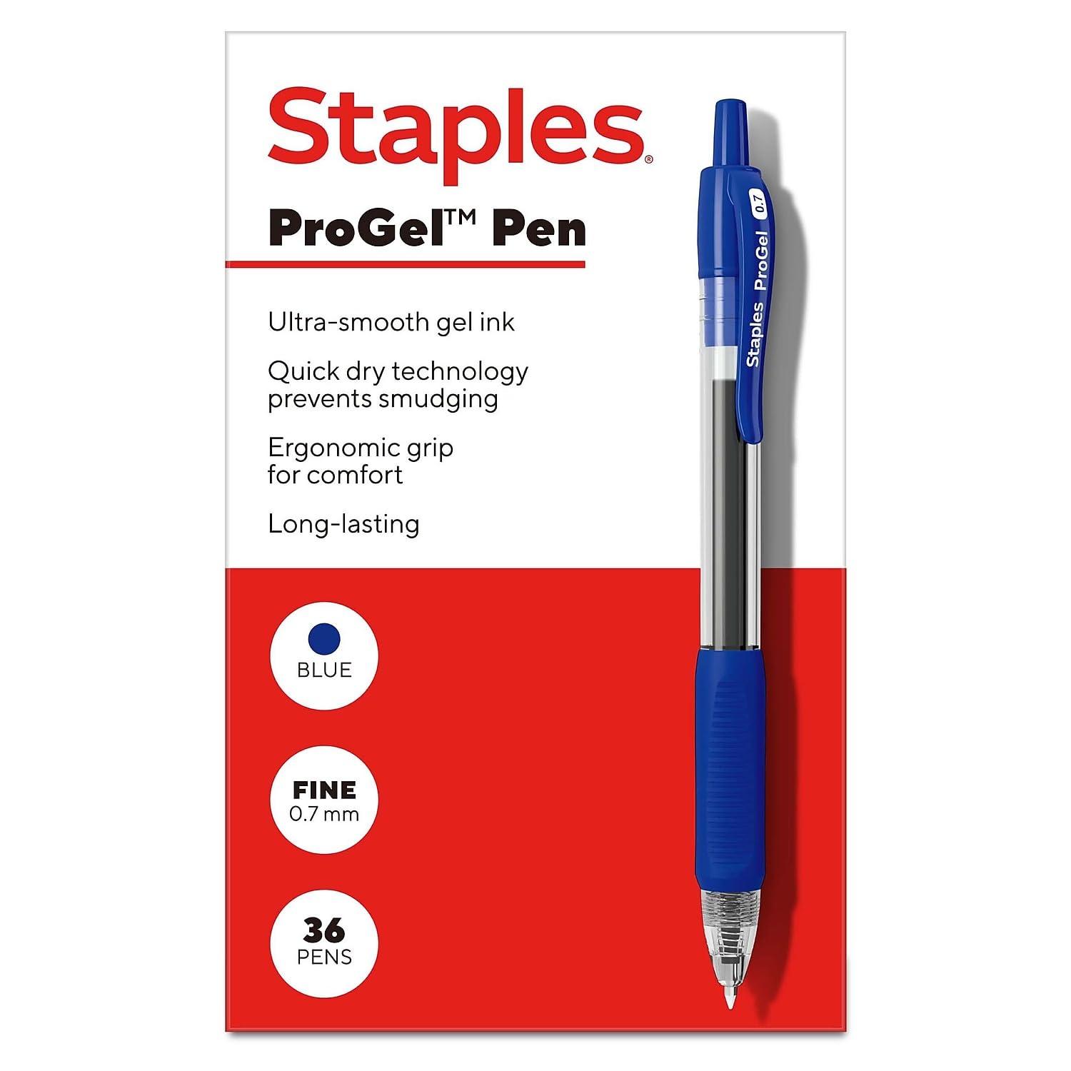 Amazon.com: STAPLES Gel Pens, ProGel™ Retractable Writing