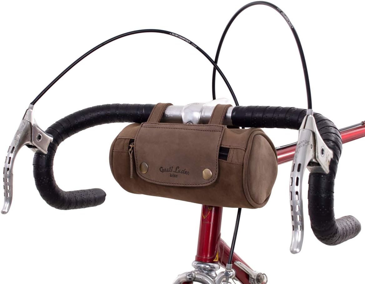 GustiPiece of leather leather - Judith A. Leather cutting rectangle DIY DIN A5 Cowhide brown