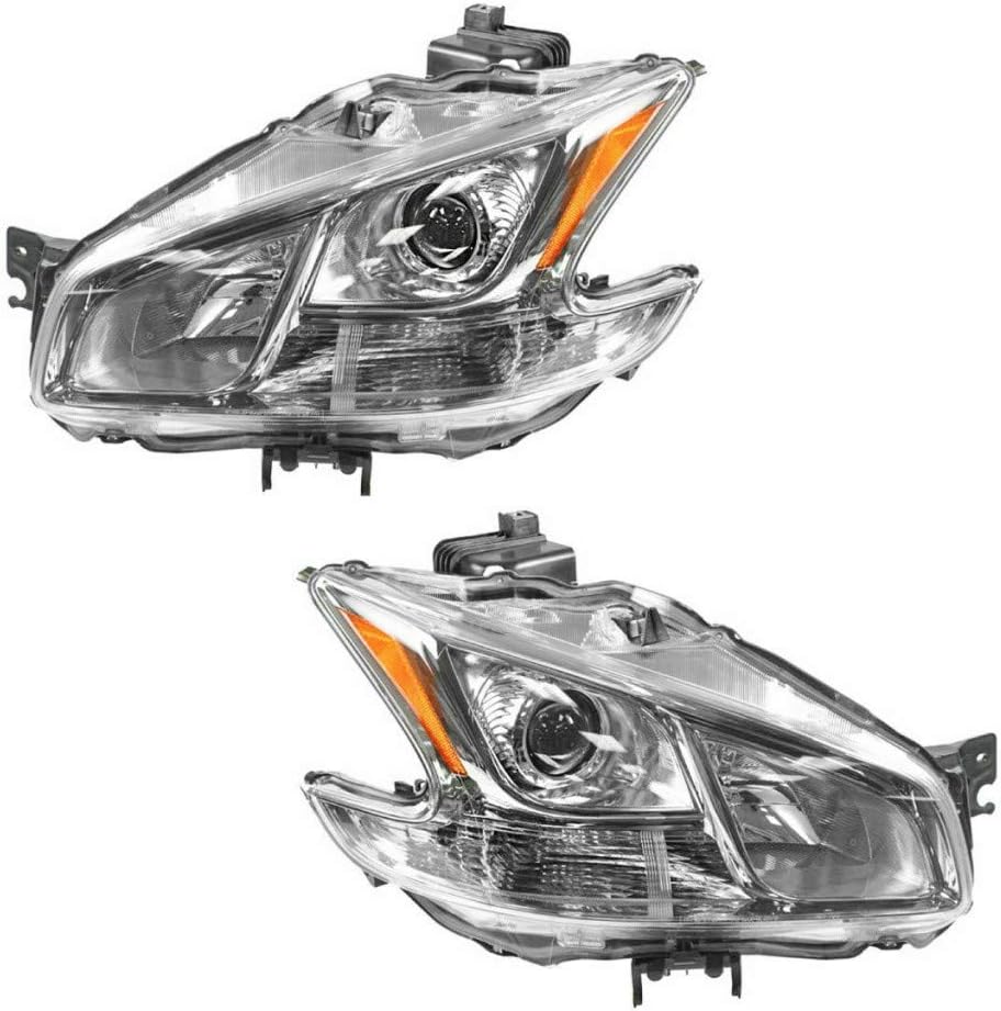 For Nissan Maxima Headlight 2009-2013 Driver Side DOT Certified Bulbs Included NI2502177 - Replaces 26060-9N00A
