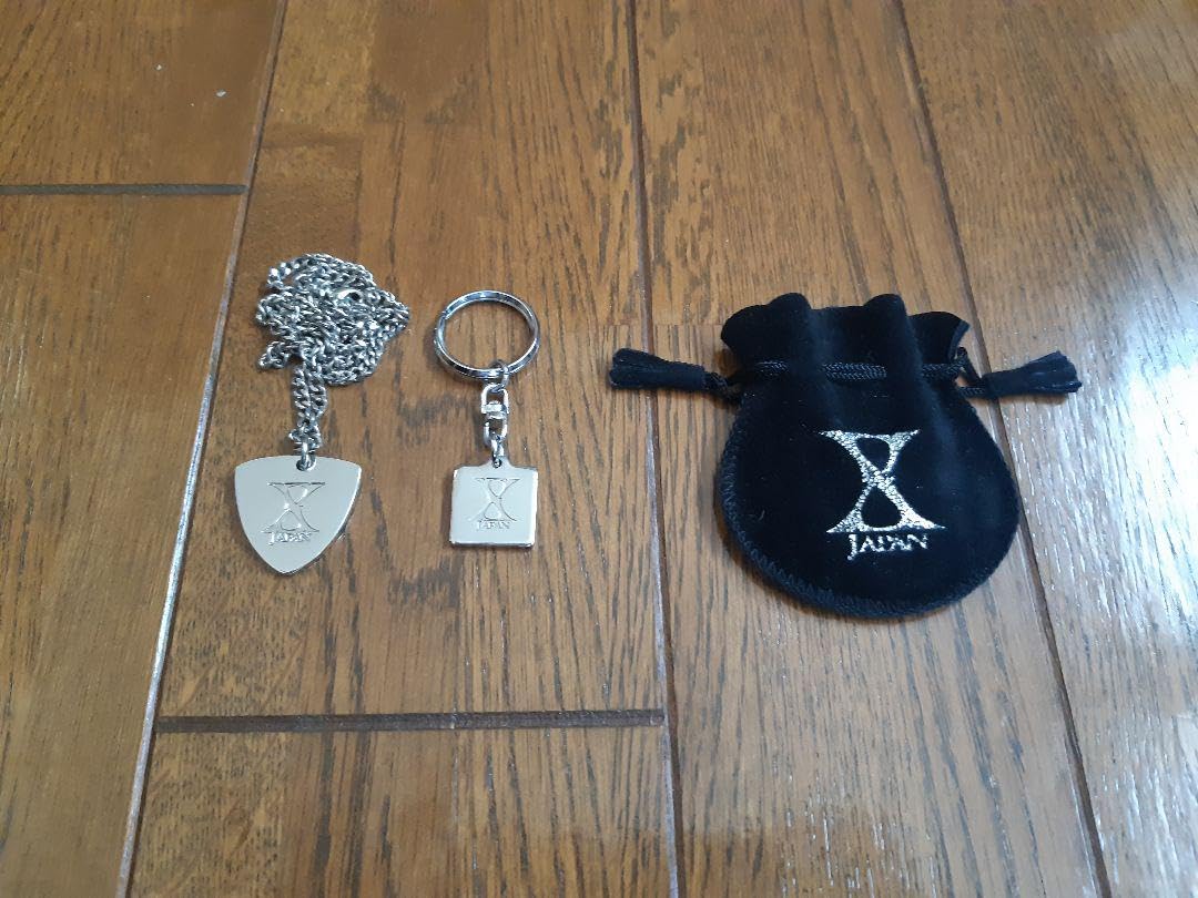 Amazon.co.jp: セット X JAPANピック型ネックレス&キーホルダー