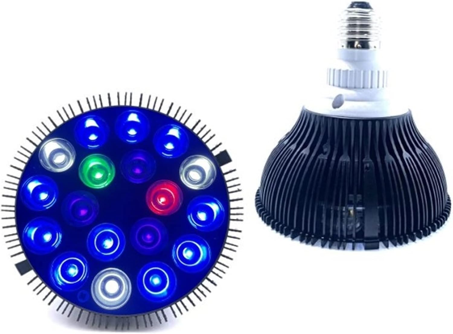 Full specturm LED Aquarium Reef Light Grow lamp Fish Tank Bulb for Coral Fish Saltwater NanoTank Plant SPS LPS(Color B)
