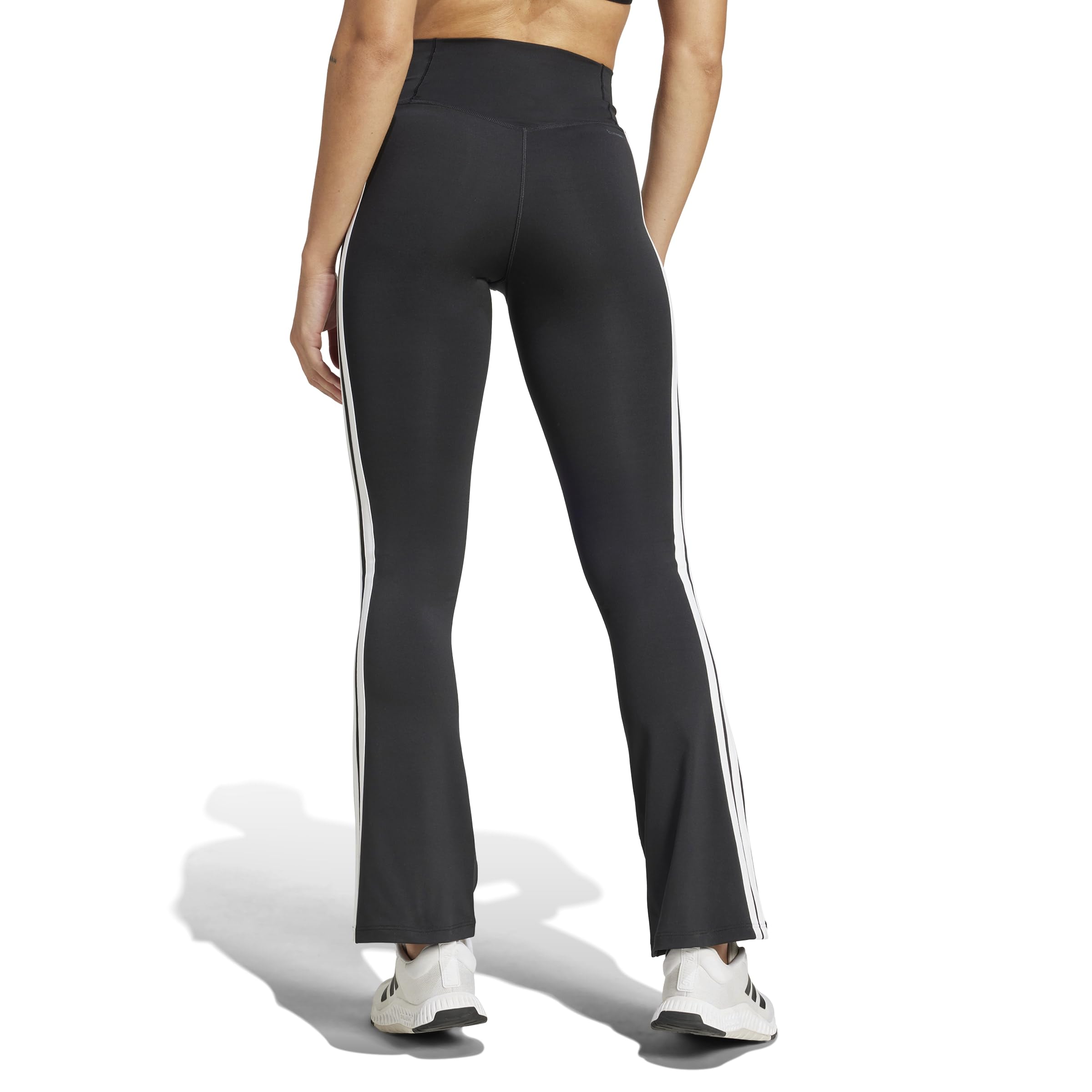 adidas Optime Essentials 3 Stripes Flared Leggings - Rajstopy (1/1) Kobiety