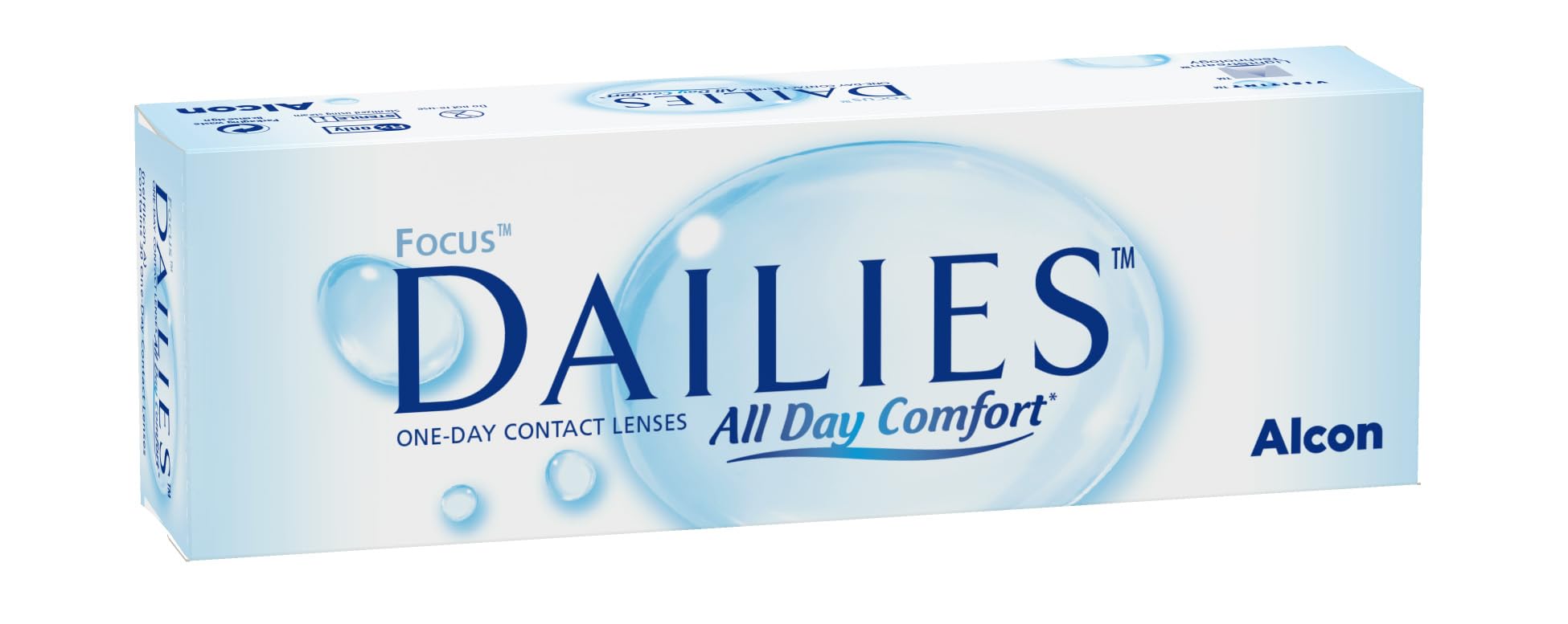 Alcon Dailies All Day Comfort Lenti A Contatto Giornaliere, 30 Lenti, BC 8.6 mm, DIA 13.8 mm, -2.25 Diopt