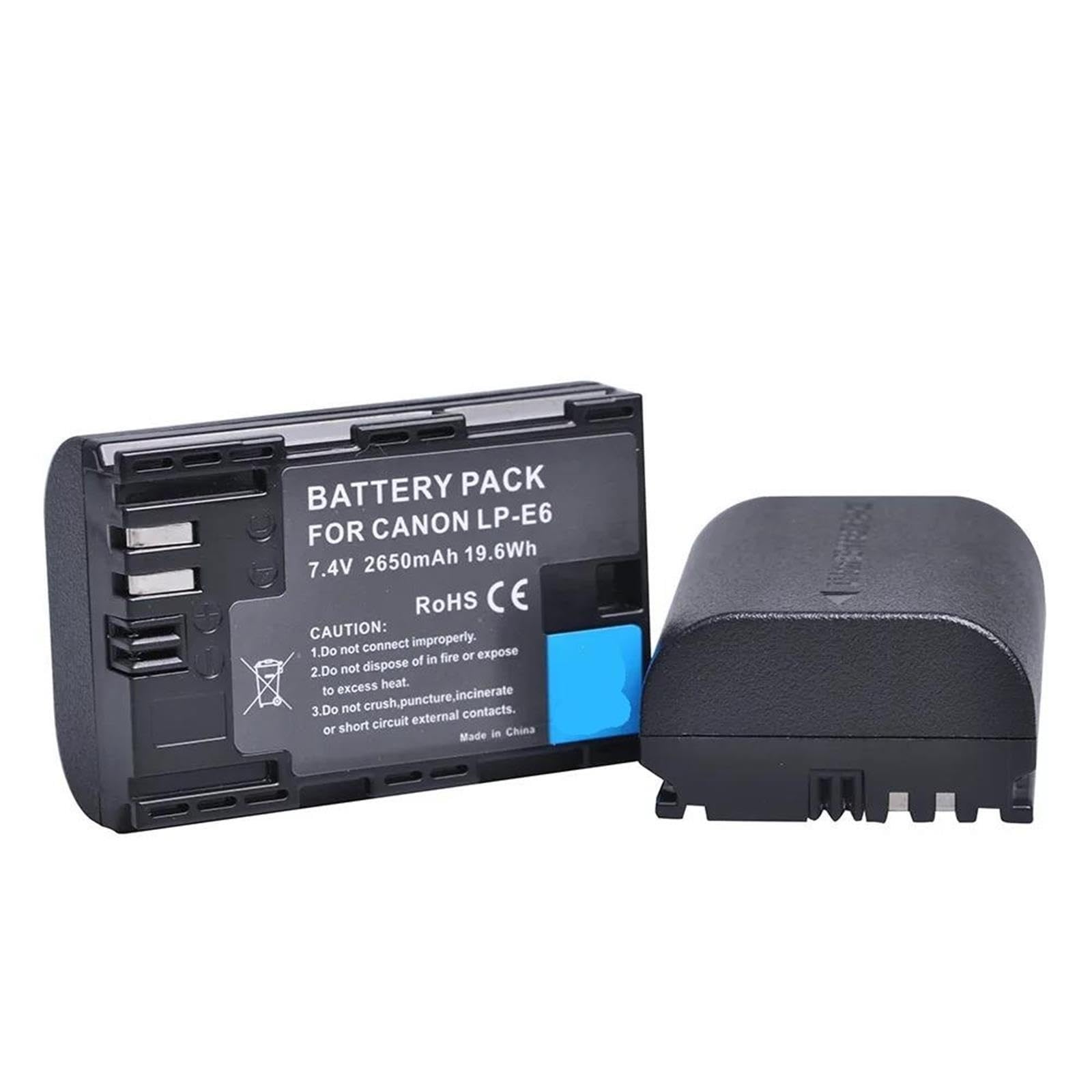 LP-E6 Batteria for Fotocamera Caricatore Doppia Porta