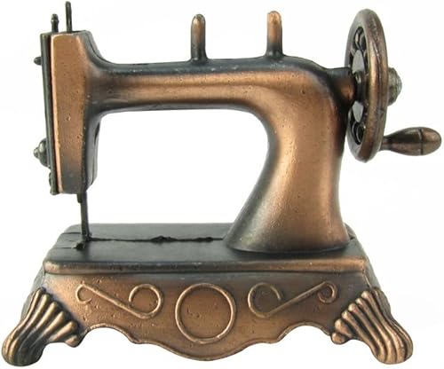 Treasure Gurus - Máquina de coser a mano a escala 16, sacapuntas de metal en miniatura para casa de muñecas