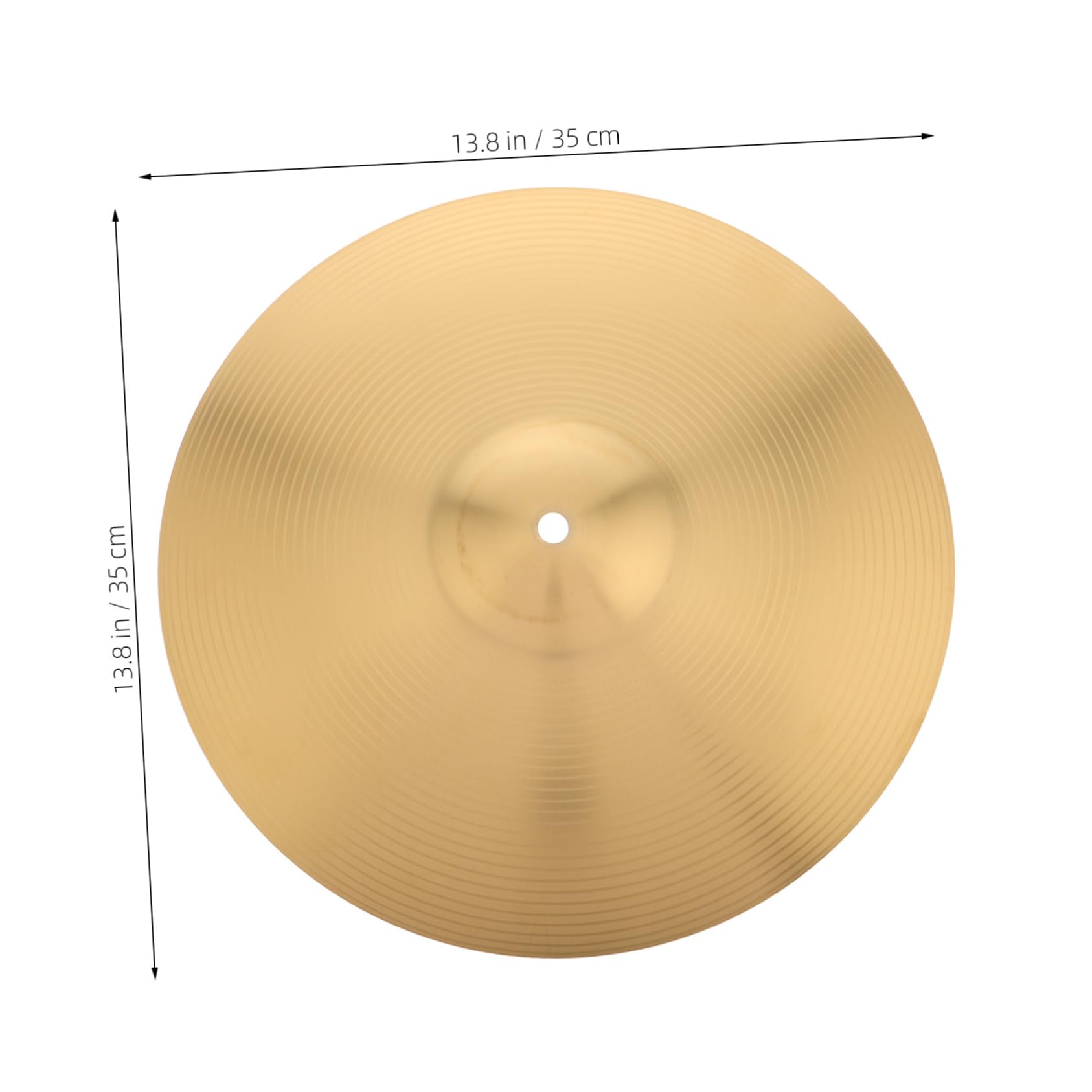 OFFSCH Drum Cymbal Companion 14 Alloy Cymbal Crash Ride Splash for Versatile Use