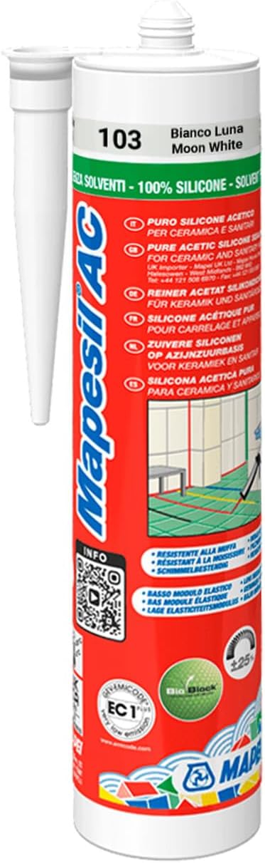 Mapesil AC Mould Resistant Silicone Sealant