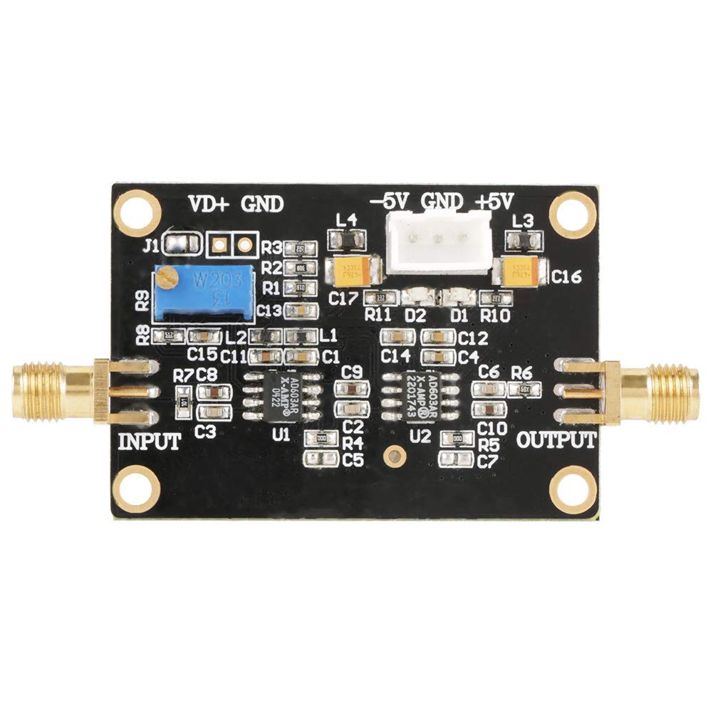 RF Amplifier, DA Control Programmable AGC Amplifier Gain Wideband for Users To Test Conveniently for GND Test