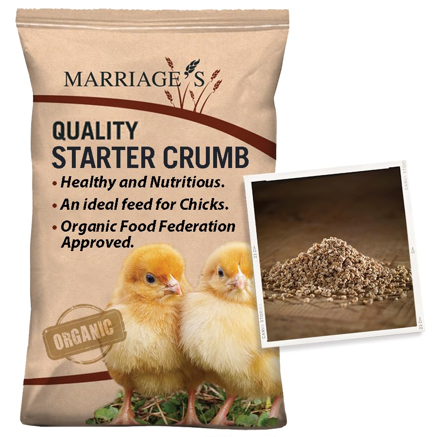 Marriage's Organic Poultry Starter Crumb, 20kg