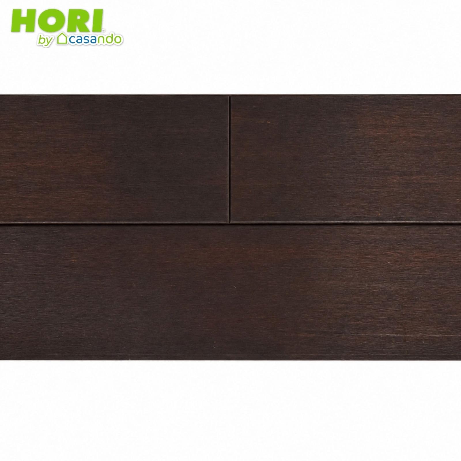 HORI Terrassendielen Komplettset Eco-Thermo Bambus Terrassenholz Komplettbausatz Glatt Holzterrasse Set, inklusive Unterkonstruktion Aluminium Anthrazit 29 x 49 mm - Länge 185 cm - Fläche 44 m²