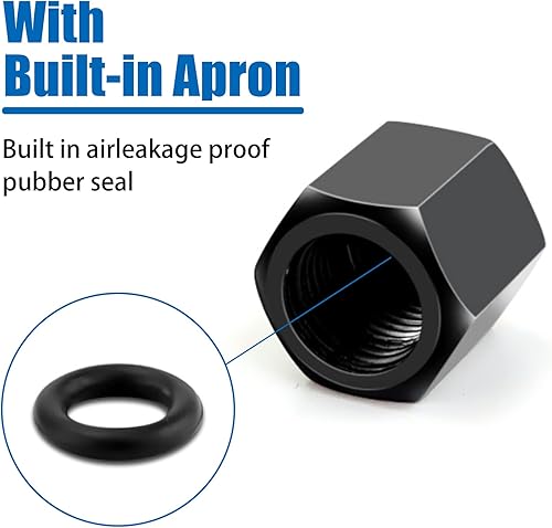 Miniatura 3 de Sodcay 4 tapas de válvula de neumático de automóvil cubierta de aire de neumáticos de sellado de la bandera estadounidense cubierta de aire de metal