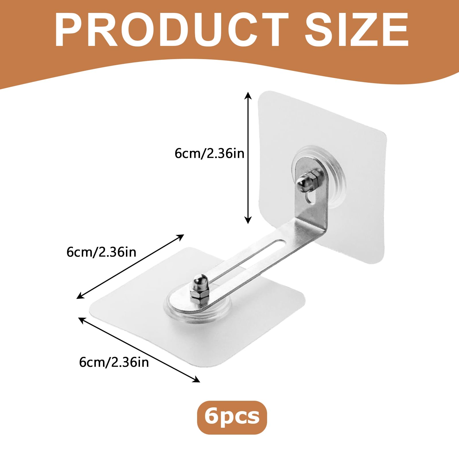 6 Pcs Furniture Wall Anchors for Baby Proofing Anti Tip Furniture Anchors - Image 2
