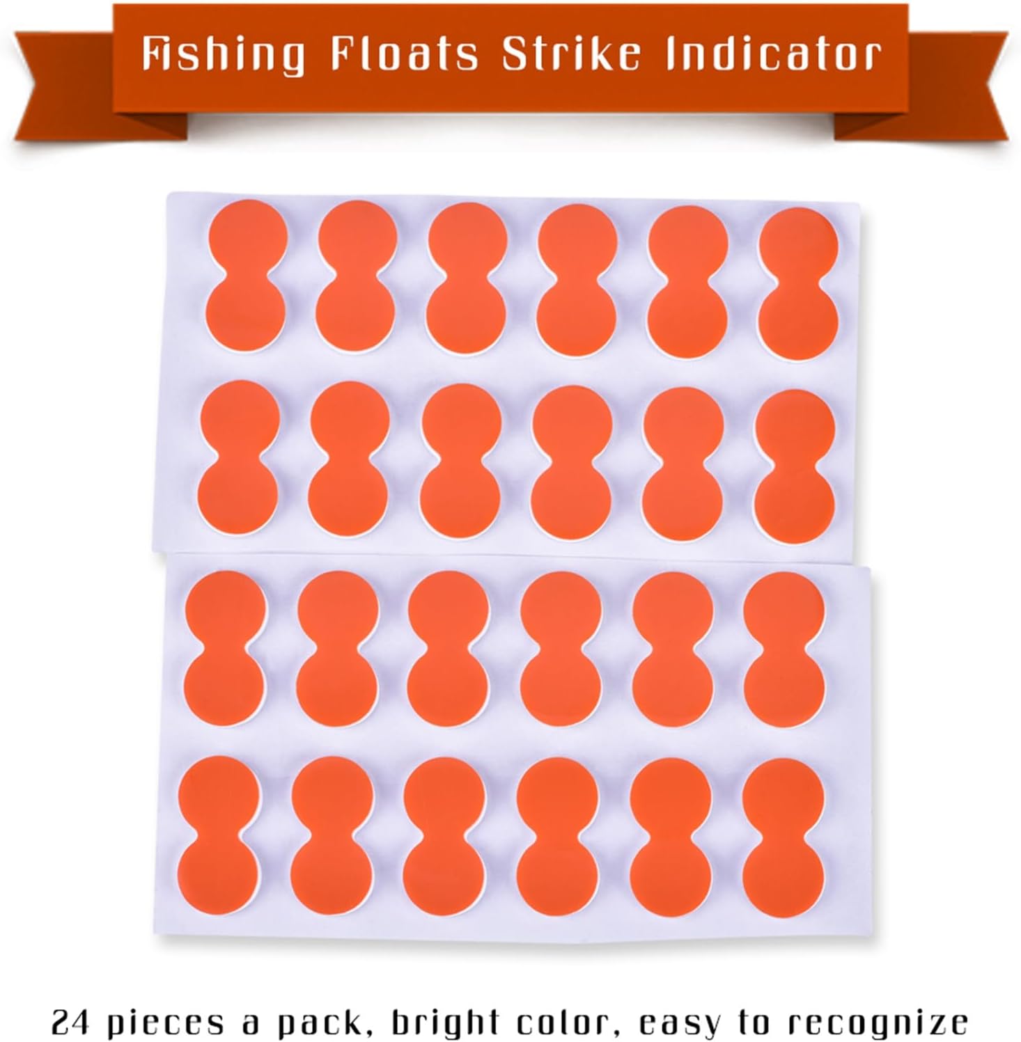 Strike Indicators Fly Fishing, 24 PCS EVA Fly Fishing Floats, Pinch-on-Floats Trout Floats Fly Fishing Accessories