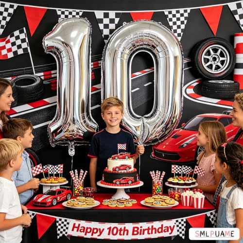 Image of 40 Inch Silver Number 1 Balloon,1st Birthday Decoration Boys Girls