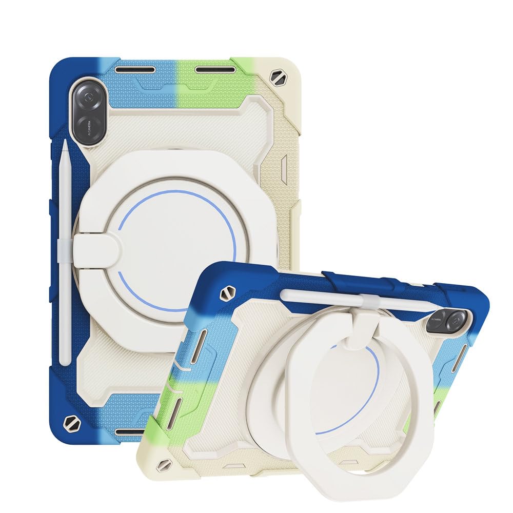 Funda Honor Pad X8 Pro de silicona infantil con cinta azul 8