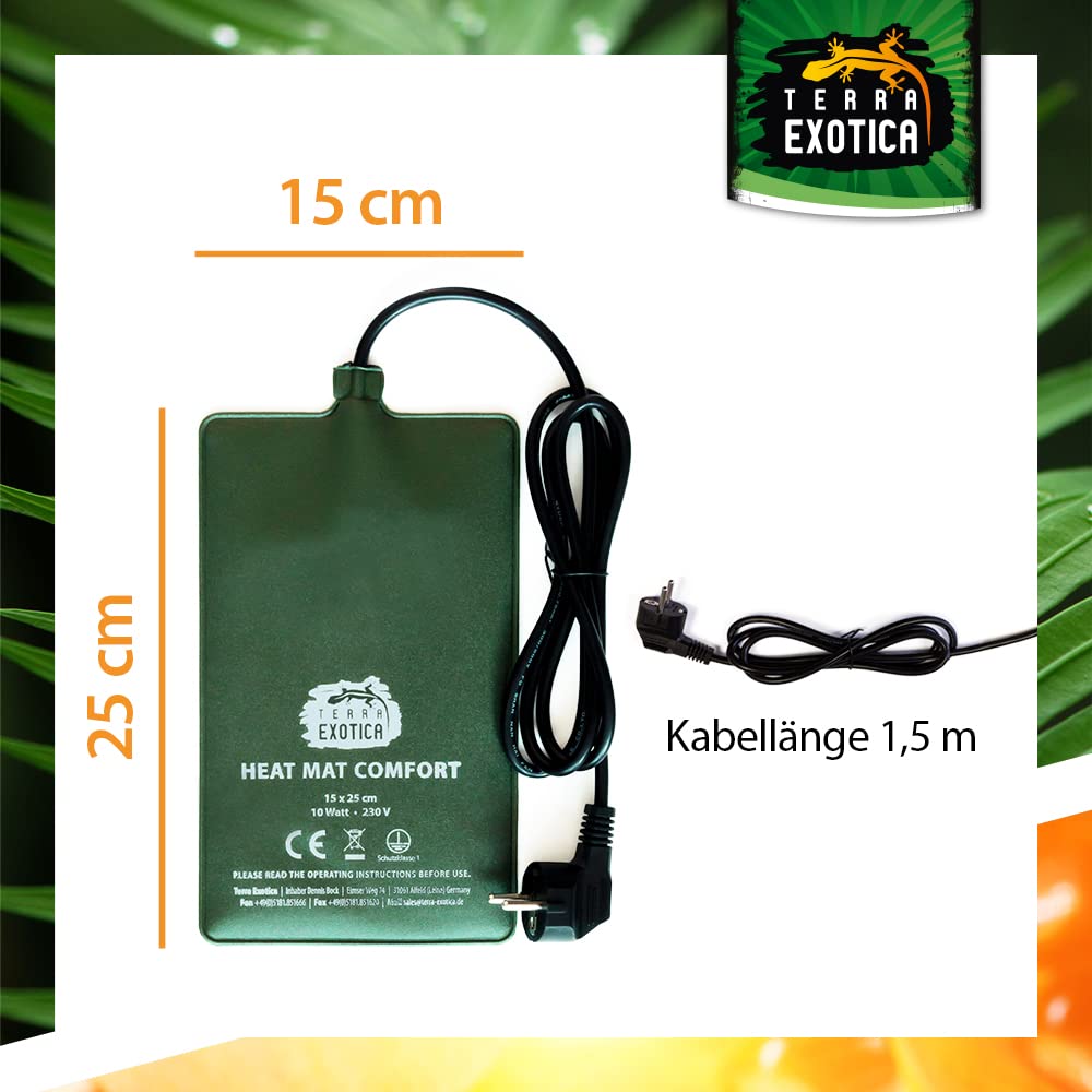 Reptile Nova - Warmtemat Terrarium 15x28cm - 7 Watt