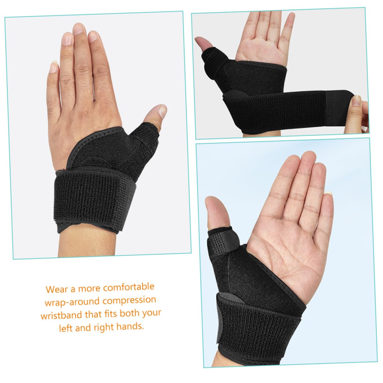 FUNOMOCYA Finger Protective Device Wrist Stabilizer Fingers Brace Dual Springs and Loop Fastening