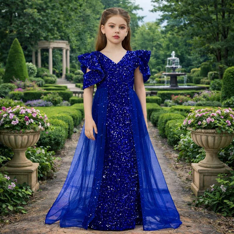 Image of Girls Viscose Western One Piece | Designer Frock for Kids | Solid Work | Toddler Frock Dress | Birthday Party Dress for Girls
