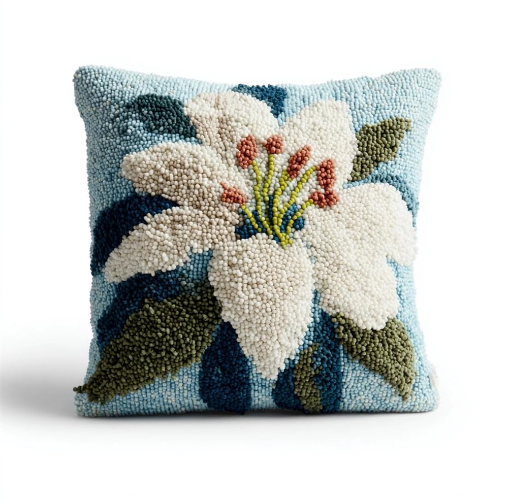 kitphoenix Latch Hook Cushion Kits Lily
