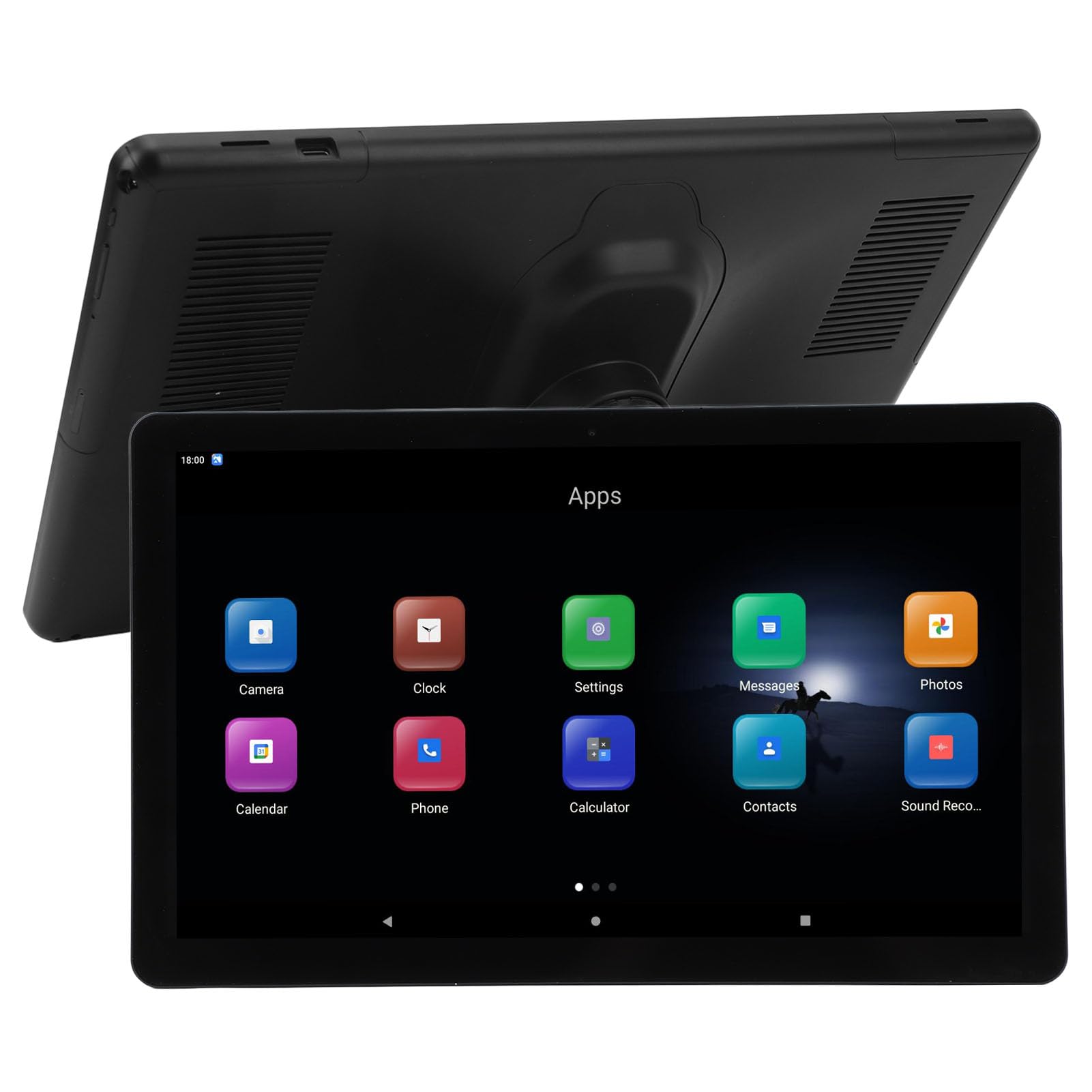 Tablet per poggiatesta 15,6 pollici, schermo IPS 1080p, con rotazione di 90 gradi per Android 11, ideale per autobus, SUV, default