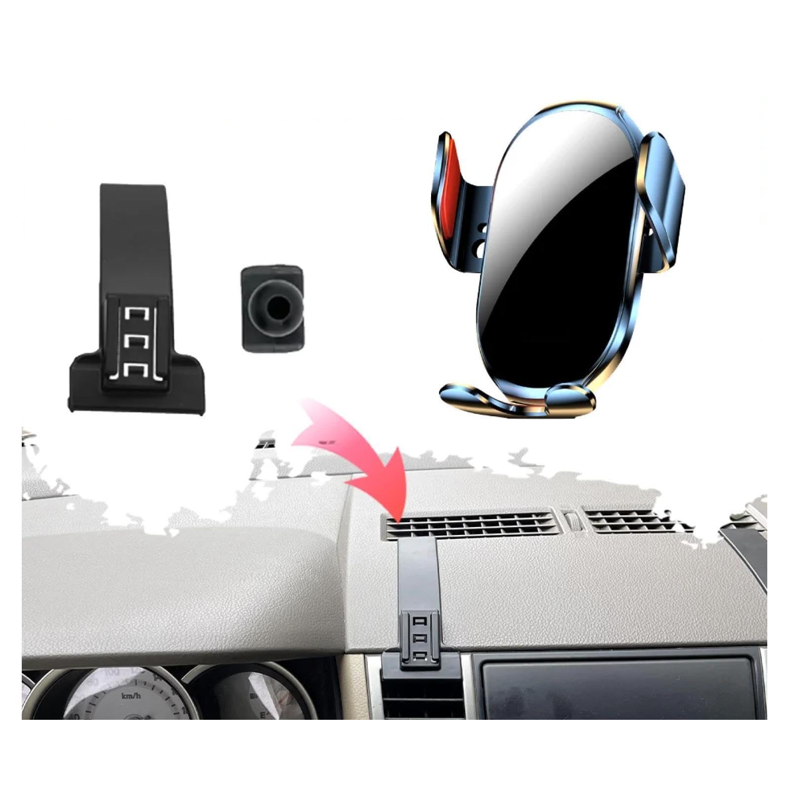 Soporte Móvil Coche para Nissan Tiida Latio viceversa C11 2007-2012, Soporte para teléfono móvil de Coche con Clip para Rejilla de ventilación