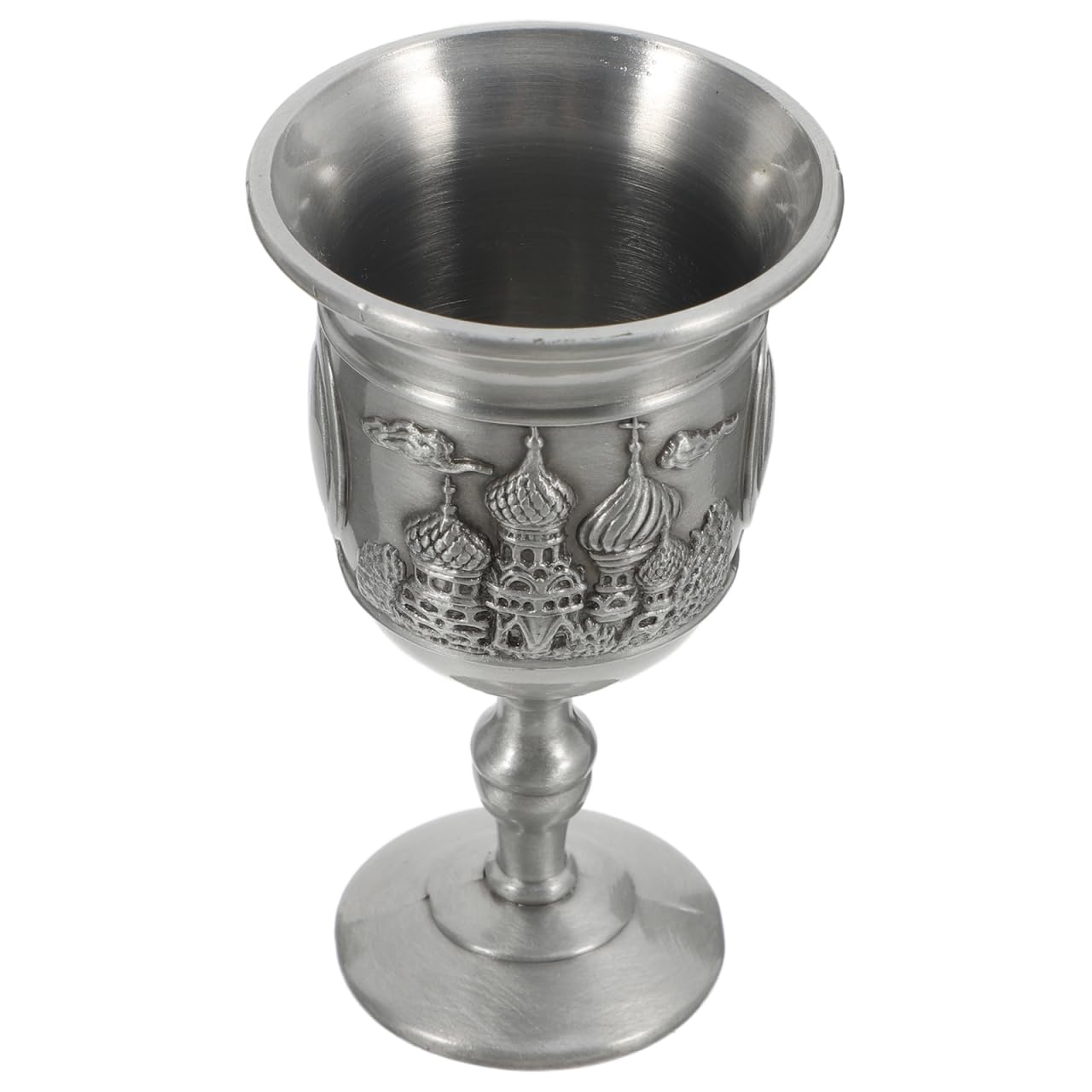 STOBAZA Vintage Metal Goblet Medieval Style Drinking Cup for Weddings Retro Home Decor for Wine and Beer Unique Goblet Chalice for Celebrations