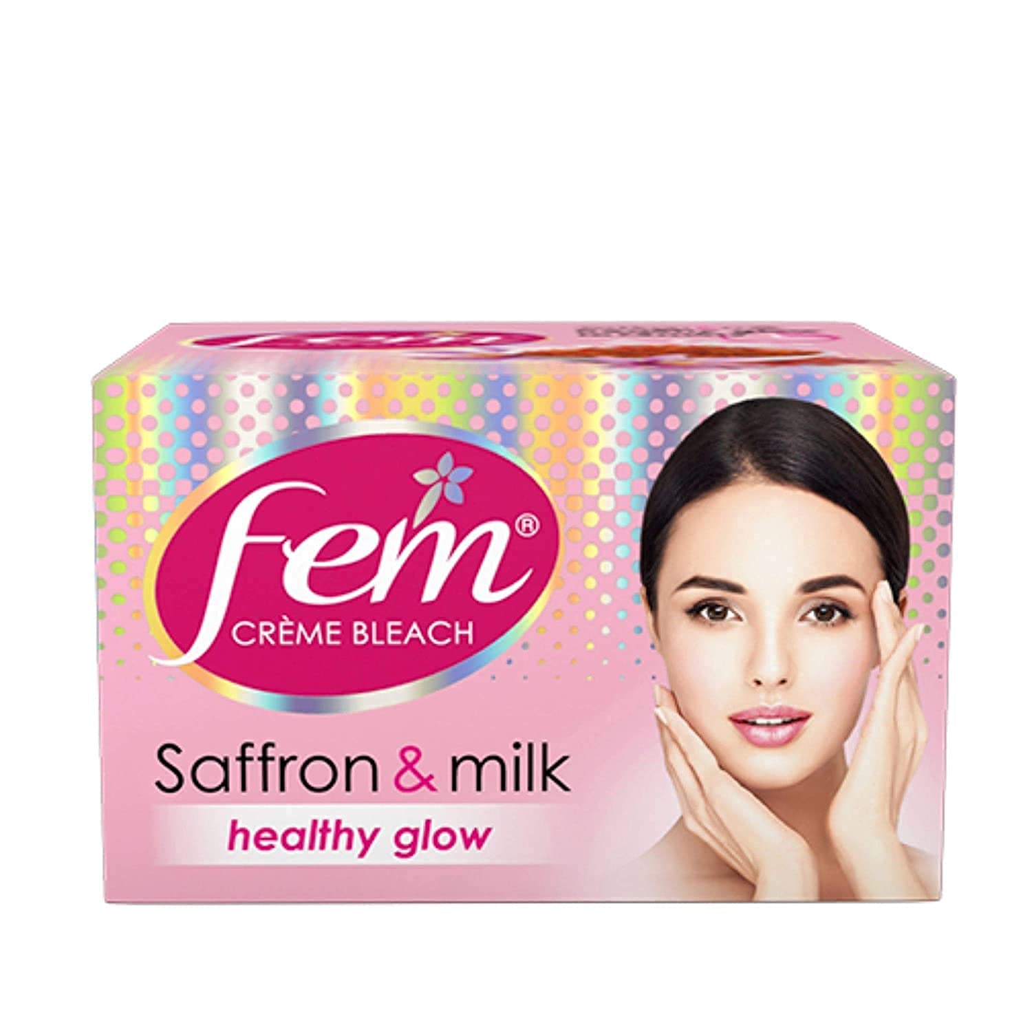 Saffron & Milk Healthy Glow Creme Bleach 2 X40g (Twin Pack)